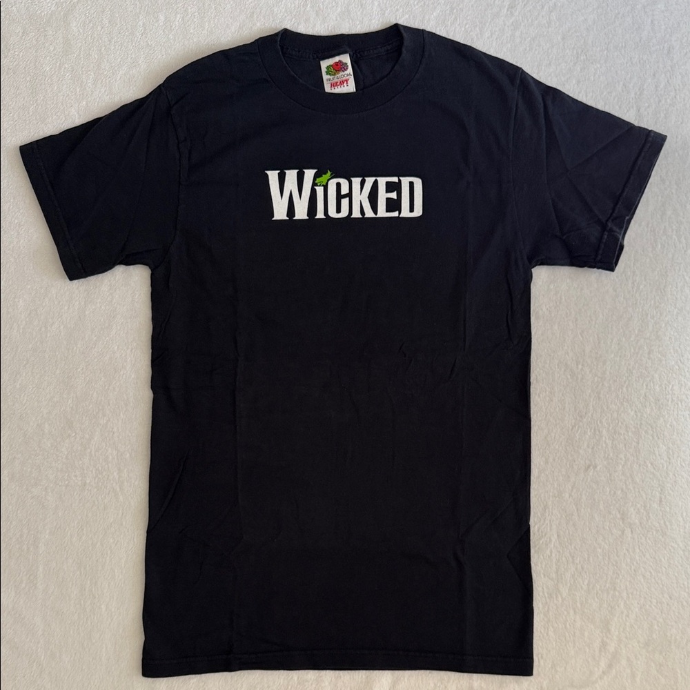 {VTG} FOTL | Wicked Defy Gravity Broadway Show Graphic Cotton T-Shirt Black (S)